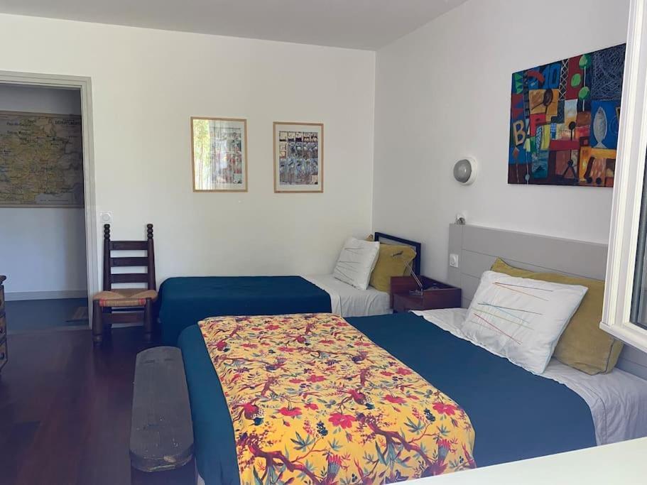 Appartement En Rez De Jardin Сибур Екстериор снимка